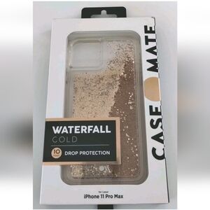 Case-Mate iPhone 11 Pro Max Waterfall Case | Gold Waterfall